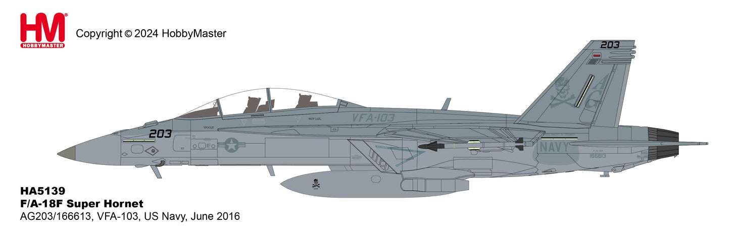 1/72 F/A-18F Super Hornet AG203/166613 VFA-103 "Jolly Rogers" US Navy June 2016
