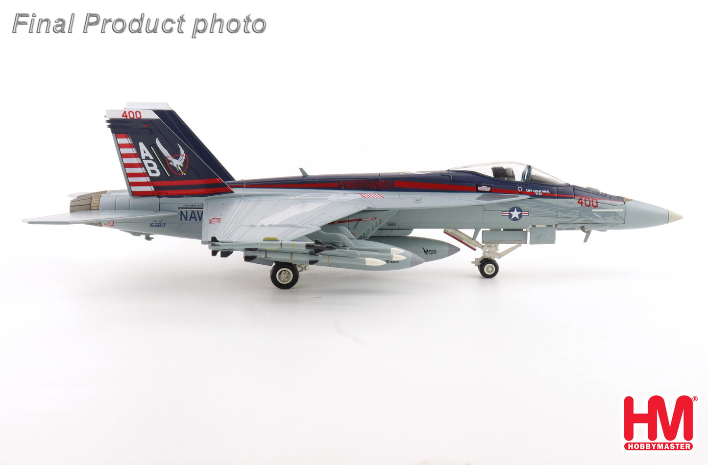 1/72 F/A-18E "Knighthawks" 166817 VFA-136 USS Trumman 2024
