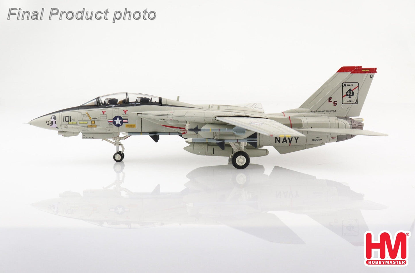 1/72 F-14A "Queen of Spades" 162689 VF-41 "Black Aces" Operation Desert Storm June 1991