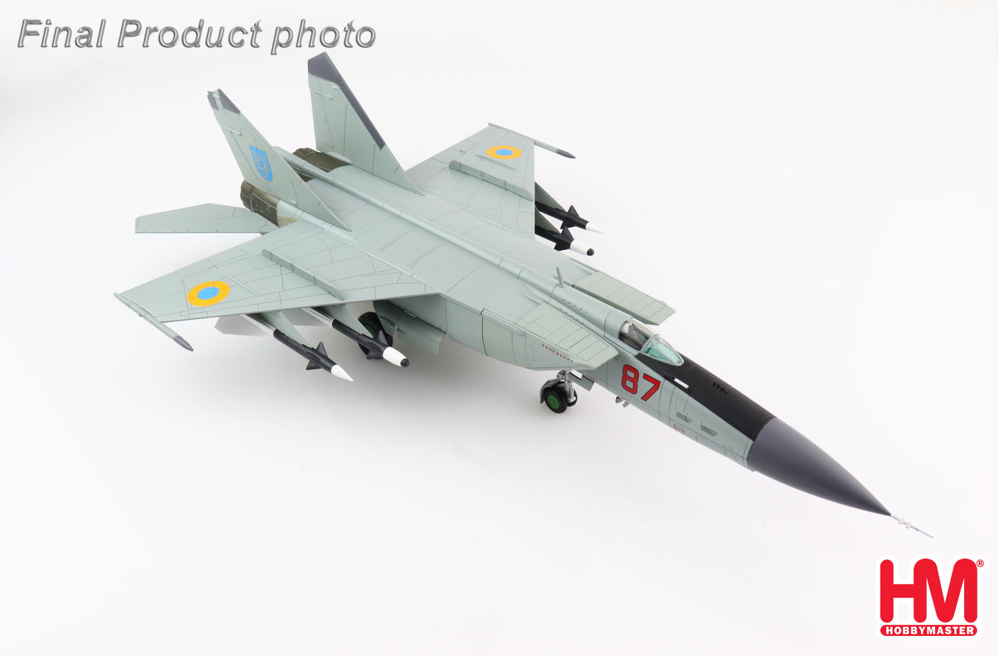 1/72 MIG-25PDS Foxbat Red 87 933rd FAR Air Defense of Ukraine 1995