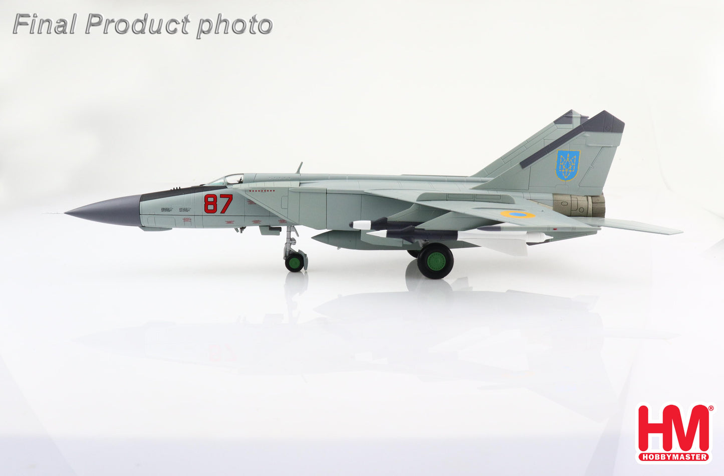 1/72 MIG-25PDS Foxbat Red 87 933rd FAR Air Defense of Ukraine 1995