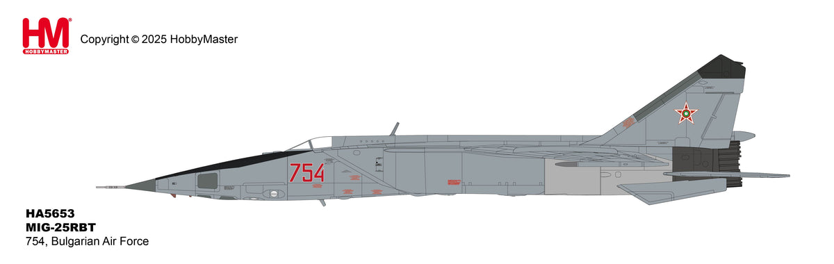 1/72 MIG-25RBT 754 Bulgarian Air Force