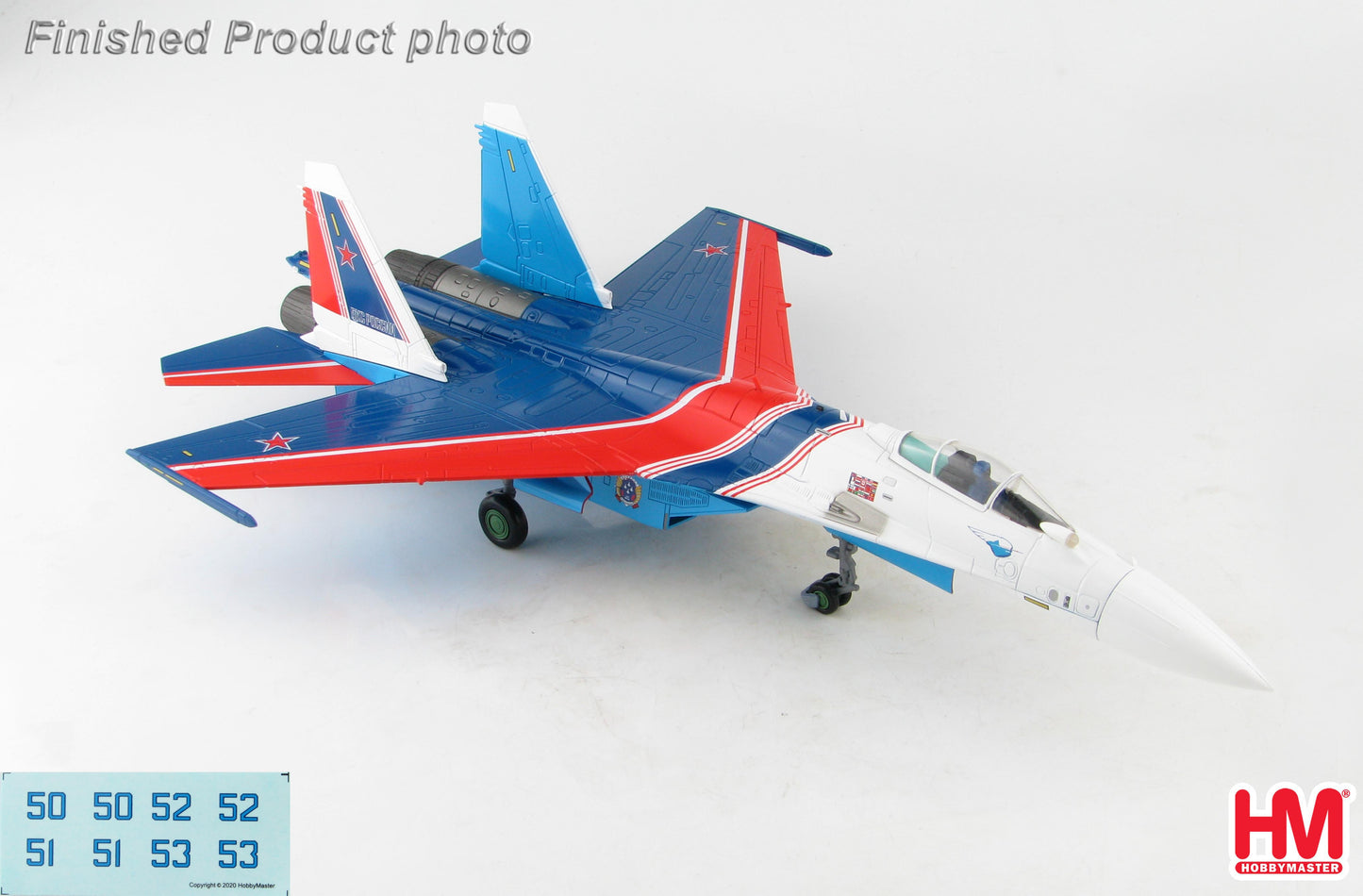 1/72 Su-35S Flanker E "Russian Knights" Blue 50 Russian Air and Space Force (VKS) November. 2019