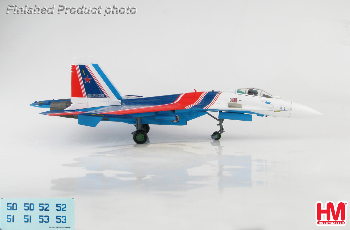 1/72 Su-35S Flanker E "Russian Knights" Blue 50 Russian Air and Space Force (VKS) November. 2019