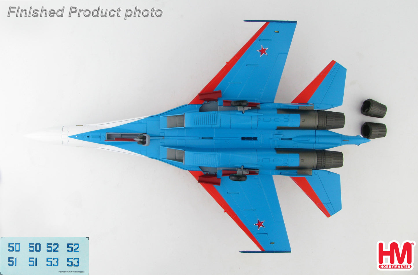1/72 Su-35S Flanker E "Russian Knights" Blue 50 Russian Air and Space Force (VKS) November. 2019