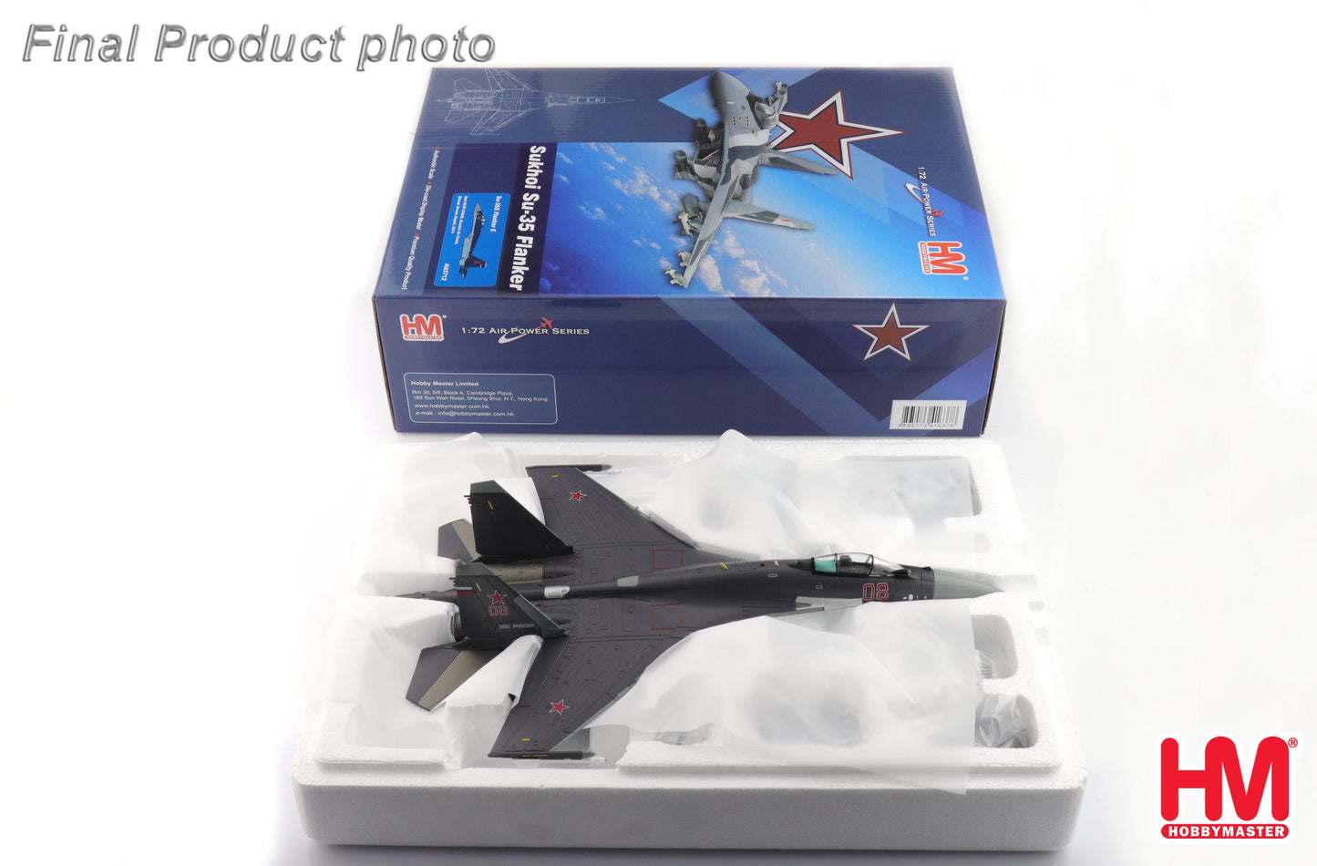 1/72 Su-35S Flanker E Red 08/RF-93648 Russian Air Force Zhuhai Jinwan Airport 2014
