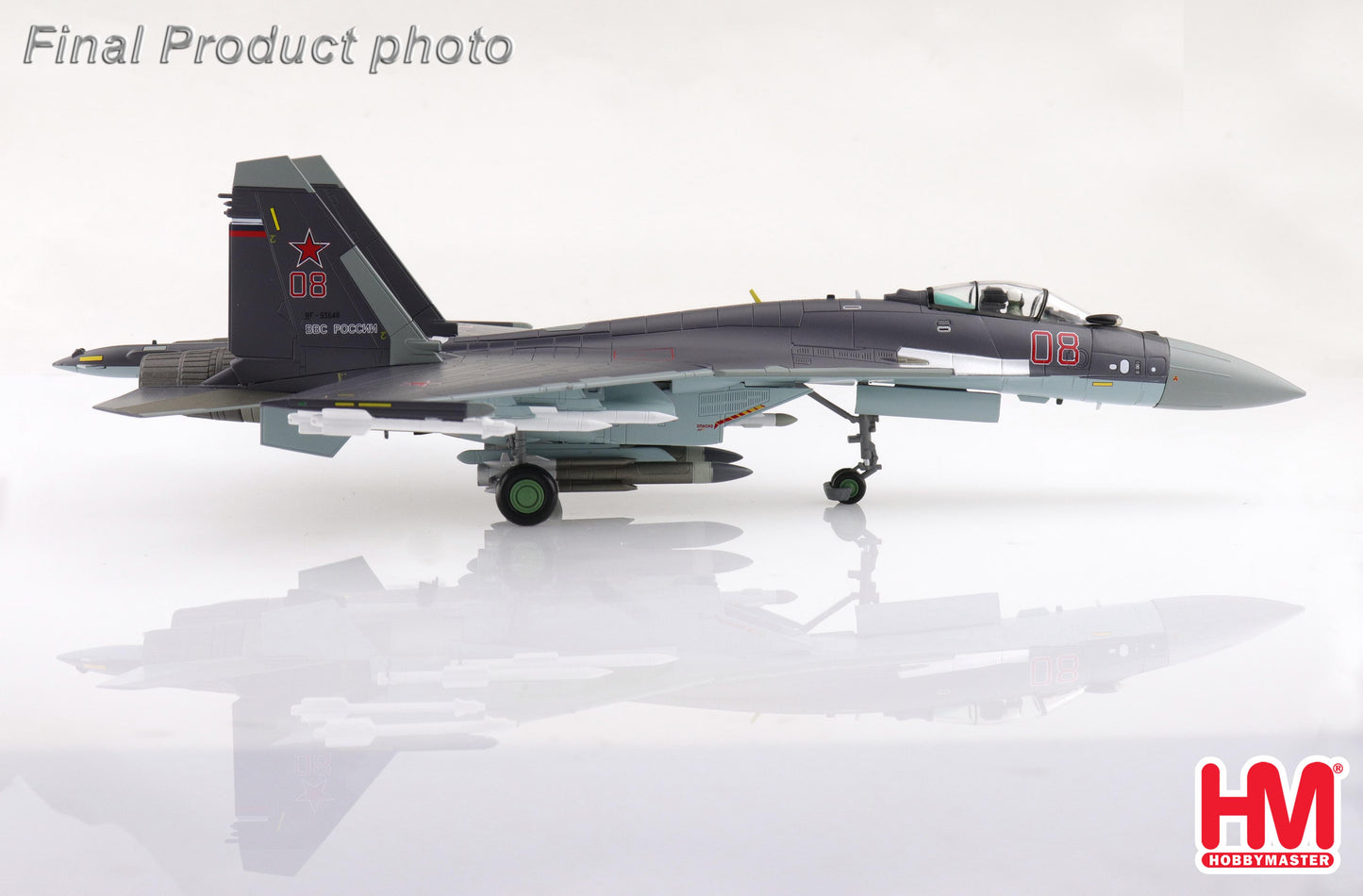 1/72 Su-35S Flanker E Red 08/RF-93648 Russian Air Force Zhuhai Jinwan Airport 2014