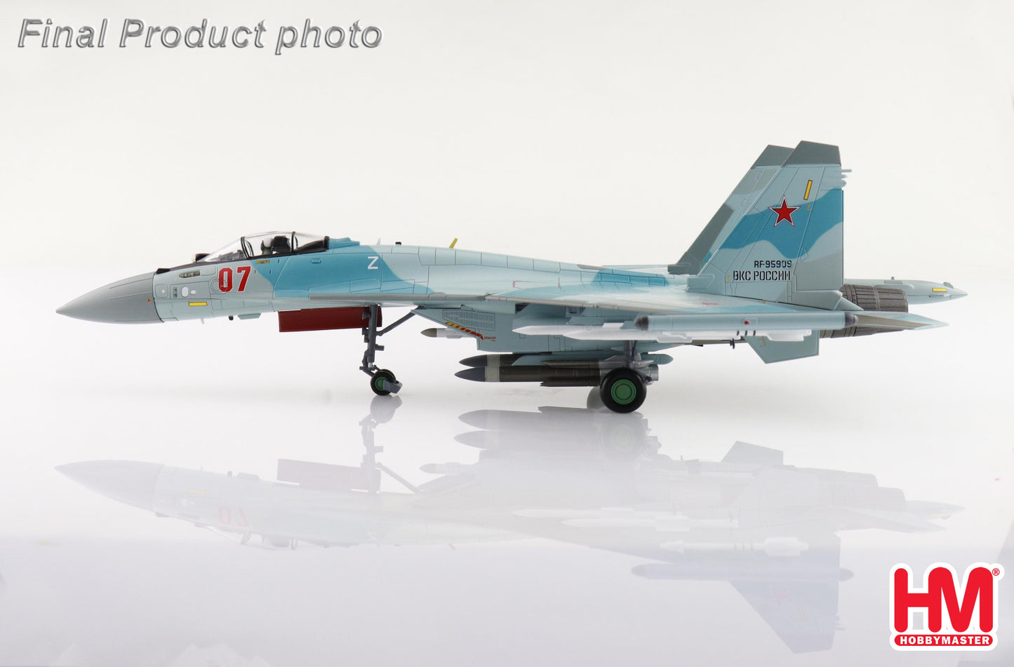 1/72 Su-35S Flanker E Red 07/RF-95909 Russian Air Force Syria 2023 (with "Khibiny" ECM Pods)
