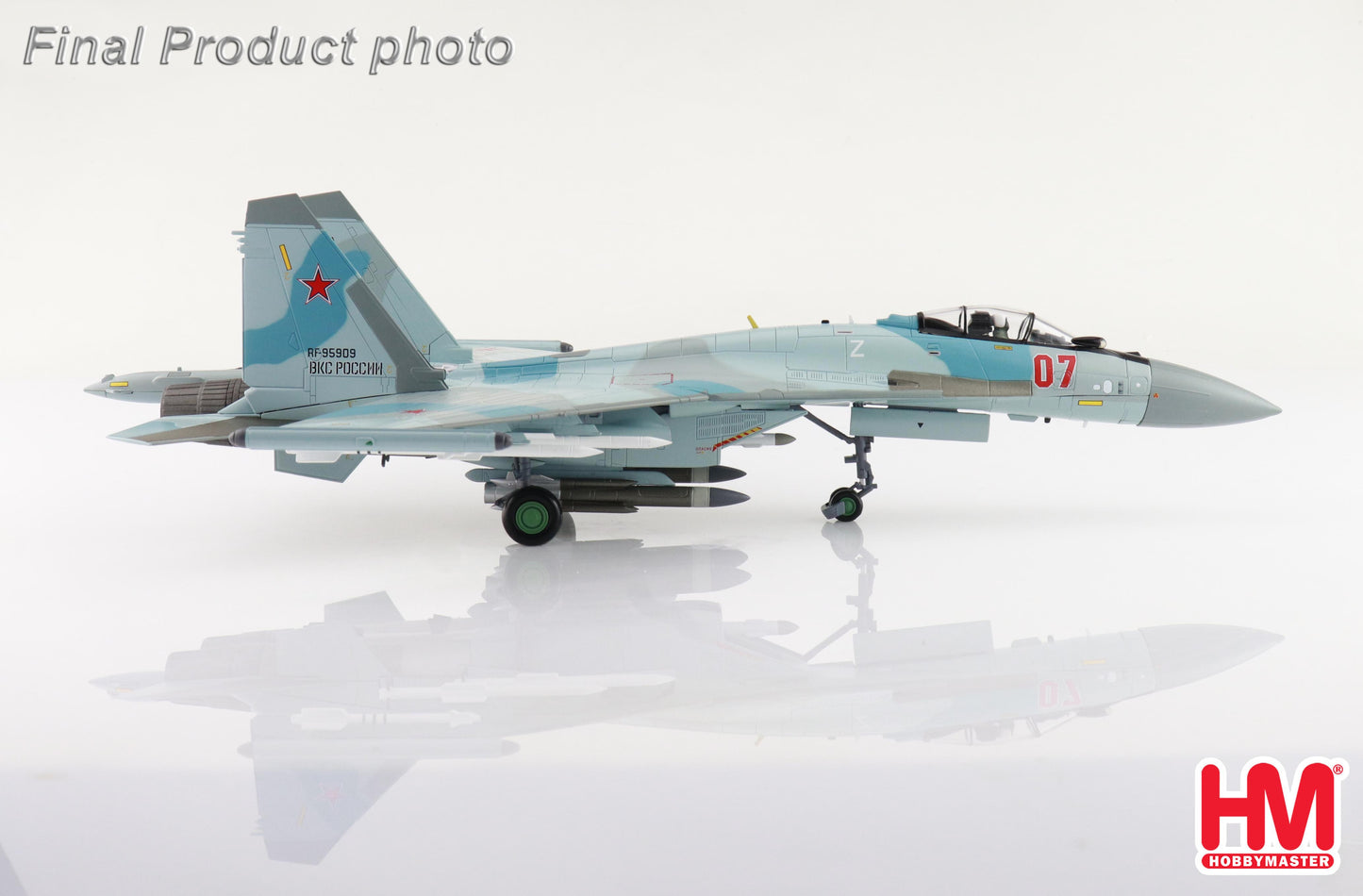 1/72 Su-35S Flanker E Red 07/RF-95909 Russian Air Force Syria 2023 (with "Khibiny" ECM Pods)