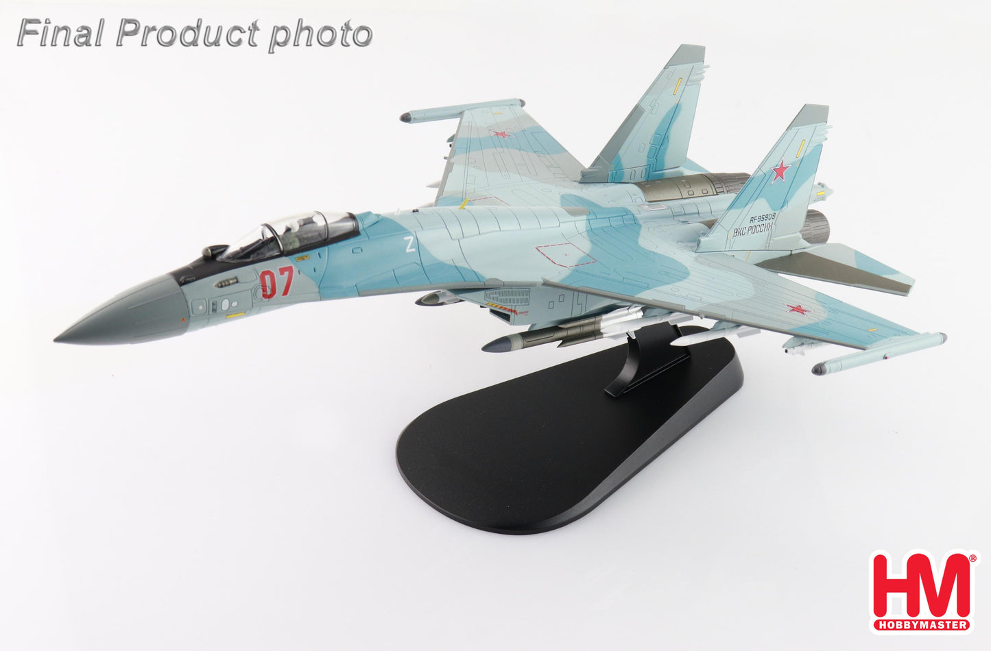 1/72 Su-35S Flanker E Red 07/RF-95909 Russian Air Force Syria 2023 (with "Khibiny" ECM Pods)