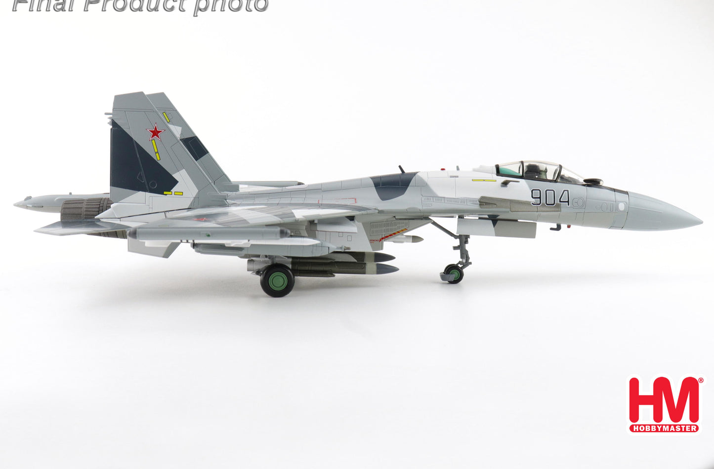 1/72 Su-35 Flanker "Prototype" 904 Russian Air Force (with 2 x ECM pod 4 x R-77 2 x KH-59 2 x KH-31 2 x KAB-1500L)