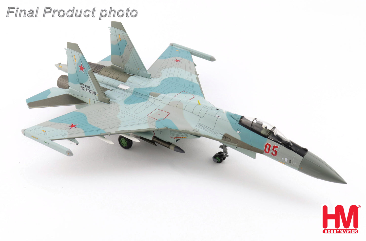 1/72 Su-35S Flanker E Red 05/RF-93809 Russian Air Force 2025 (with Khibiny-U ECM Pods)