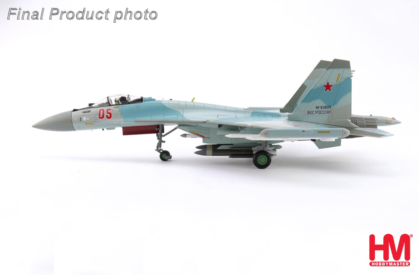 1/72 Su-35S Flanker E Red 05/RF-93809 Russian Air Force 2025 (with Khibiny-U ECM Pods)