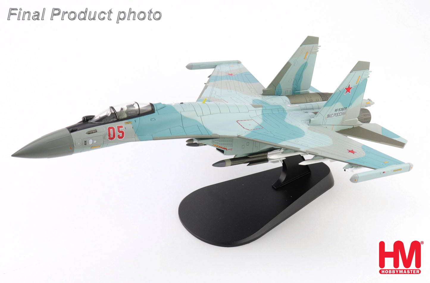 1/72 Su-35S Flanker E Red 05/RF-93809 Russian Air Force 2025 (with Khibiny-U ECM Pods)