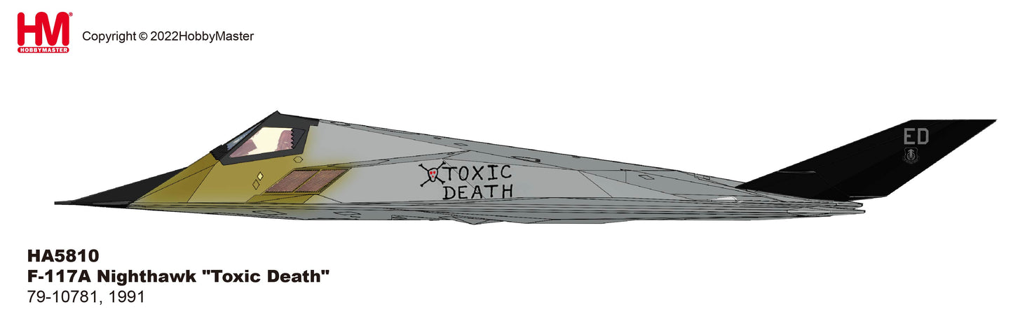 1/72 F-117A Nighthawk "Toxic Death" 79-10781 1991