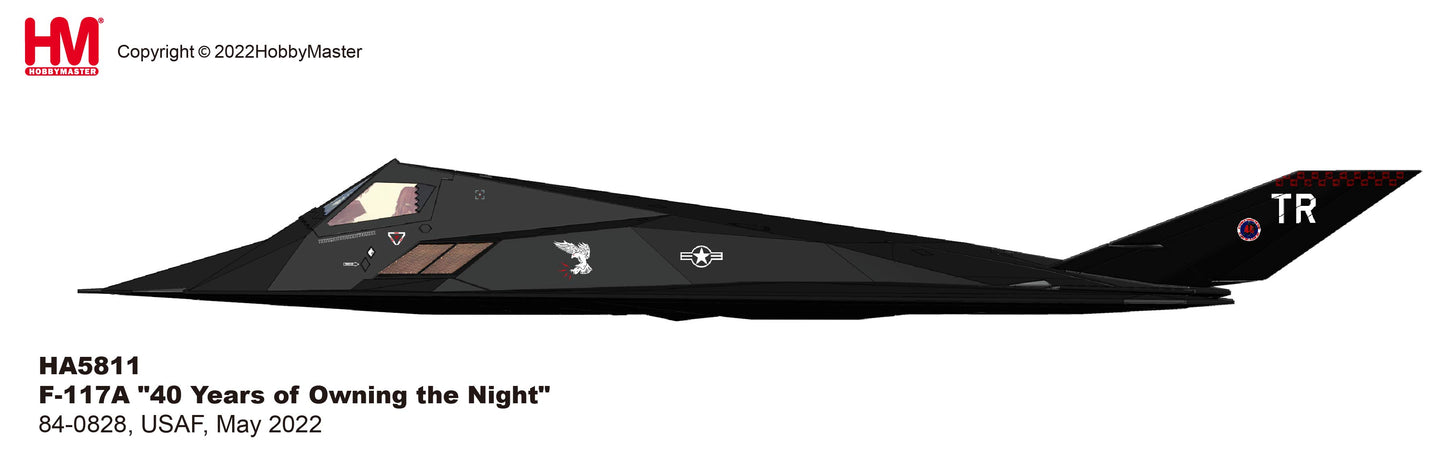 1/72 F-117A "40 Years of Owning the Night" 84-0828 USAF May 2022