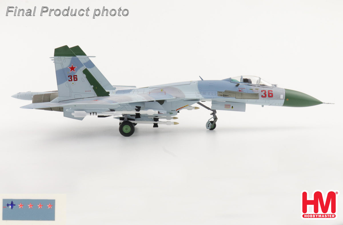 1/72 Su-27 Flanker-B "Barents Sea" Red 36 941sr IAP Soviet Air Force 1987 (with Extra Pylons and Decal P-3)