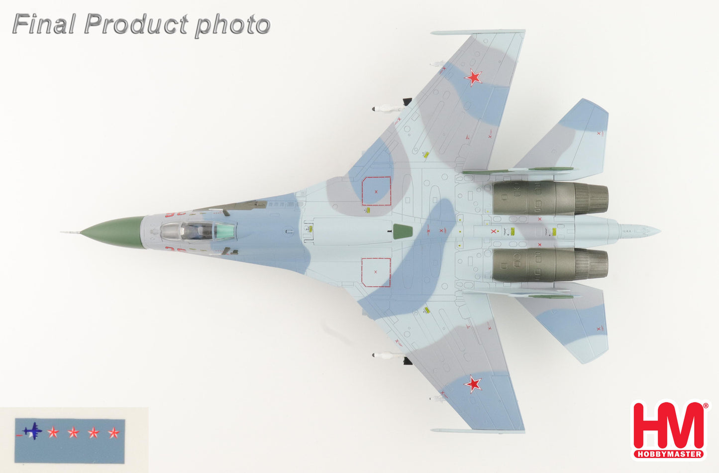 1/72 Su-27 Flanker-B "Barents Sea" Red 36 941sr IAP Soviet Air Force 1987 (with Extra Pylons and Decal P-3)