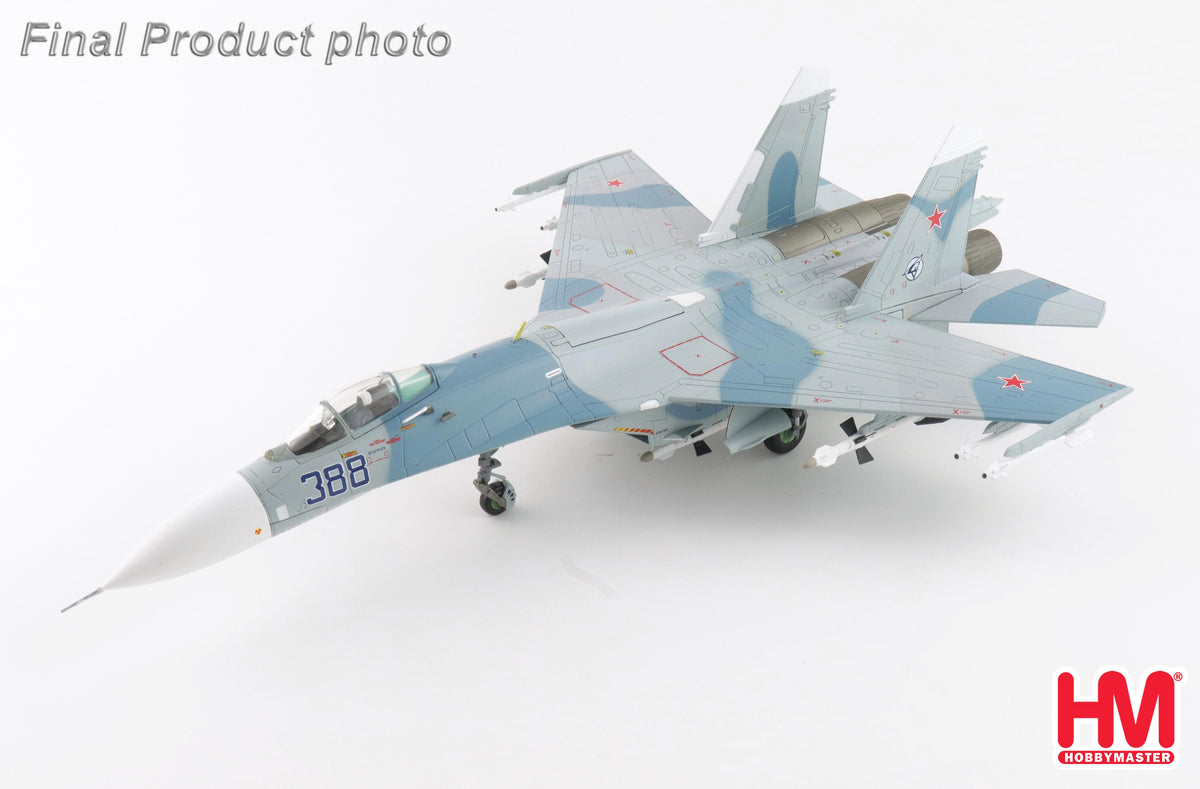 1/72 Su-27 Flanker B B388 Paris le Bourget 1989 (with Climbing Ladder No Wing Tip Missiles)