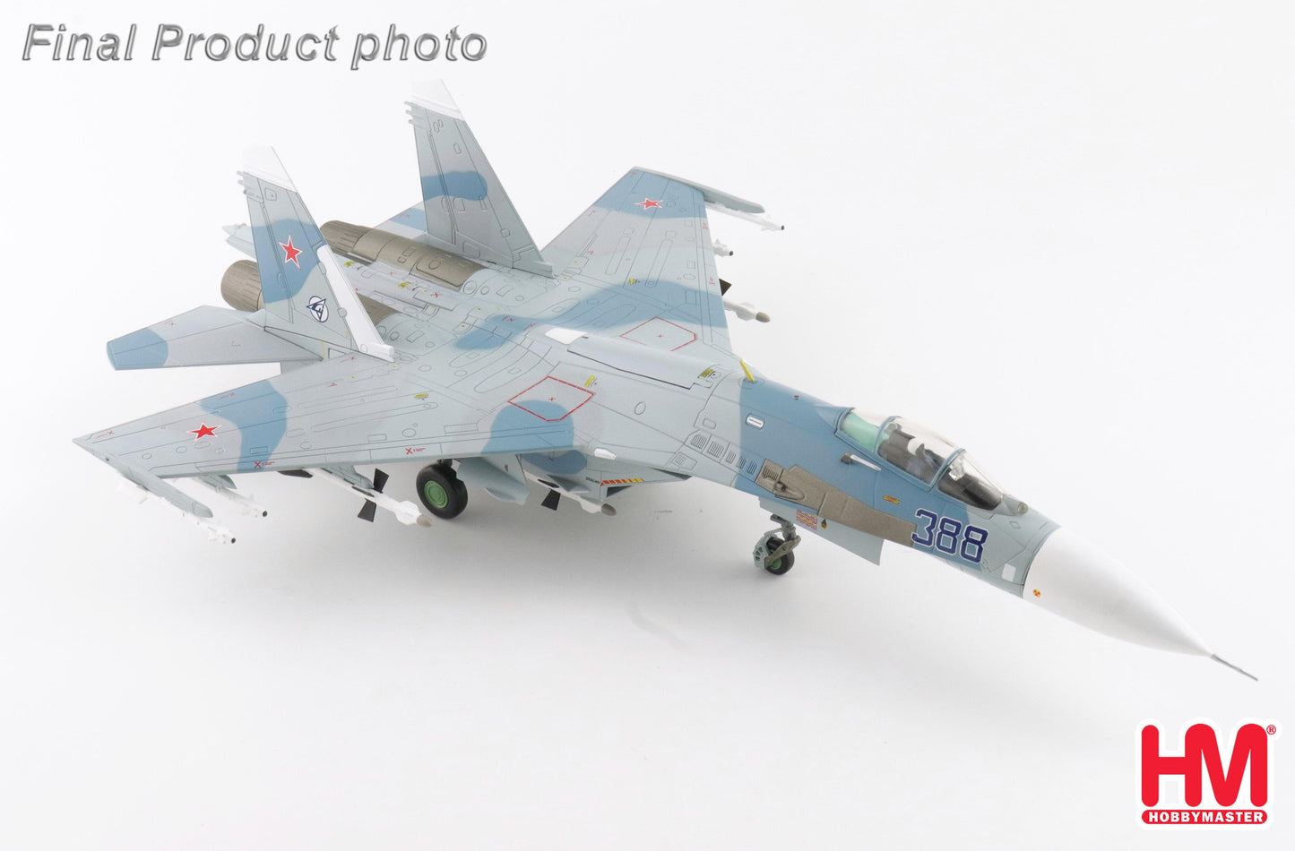 1/72 Su-27 Flanker B B388 Paris le Bourget 1989 (with Climbing Ladder No Wing Tip Missiles)