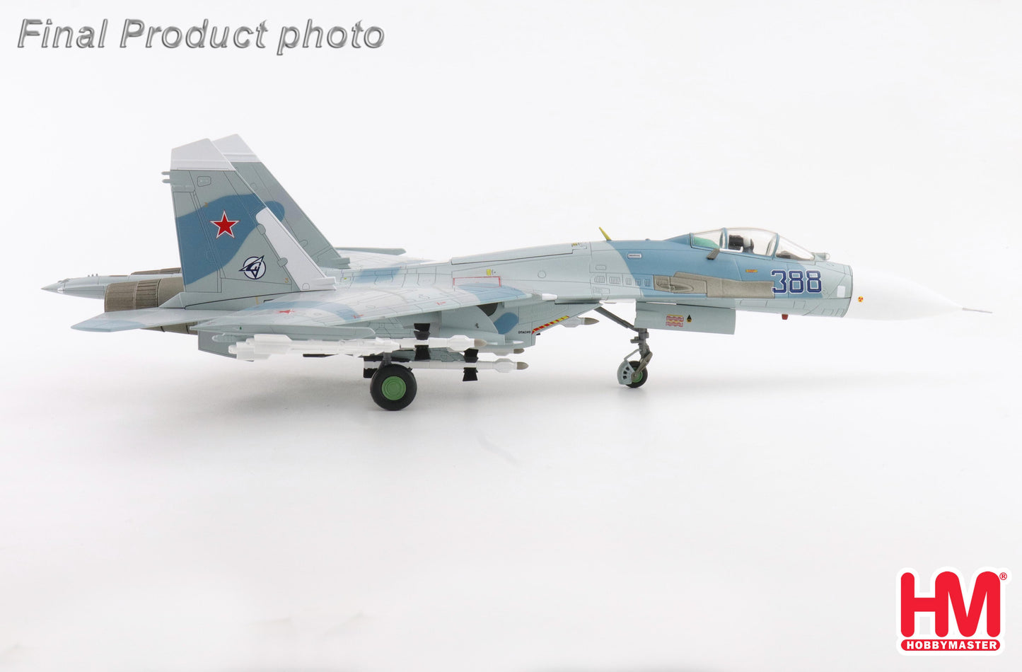 1/72 Su-27 Flanker B B388 Paris le Bourget 1989 (with Climbing Ladder No Wing Tip Missiles)
