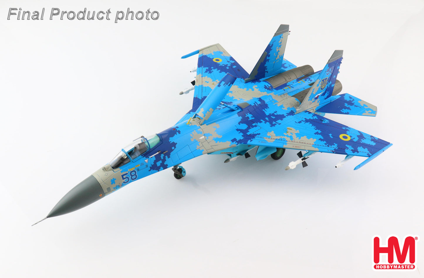 1/72 Su-27 Flanker B Blue 58 Ukrainian Air Force