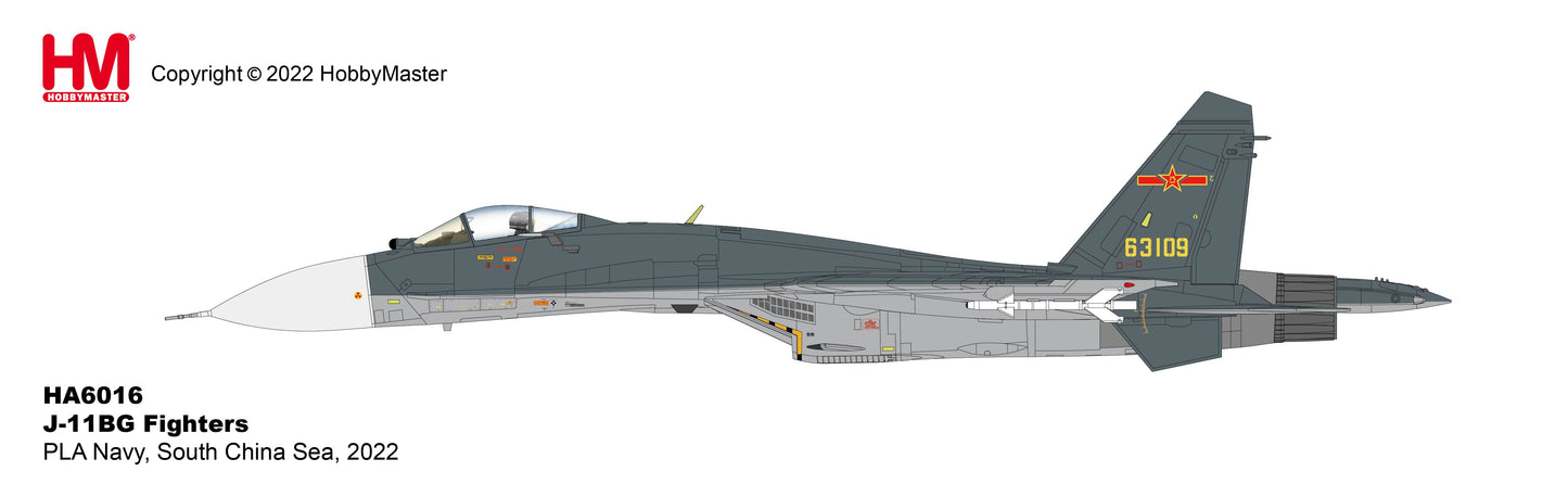 1/72 J-11BG Fighter 63109 PLA Navy South China Sea 2022