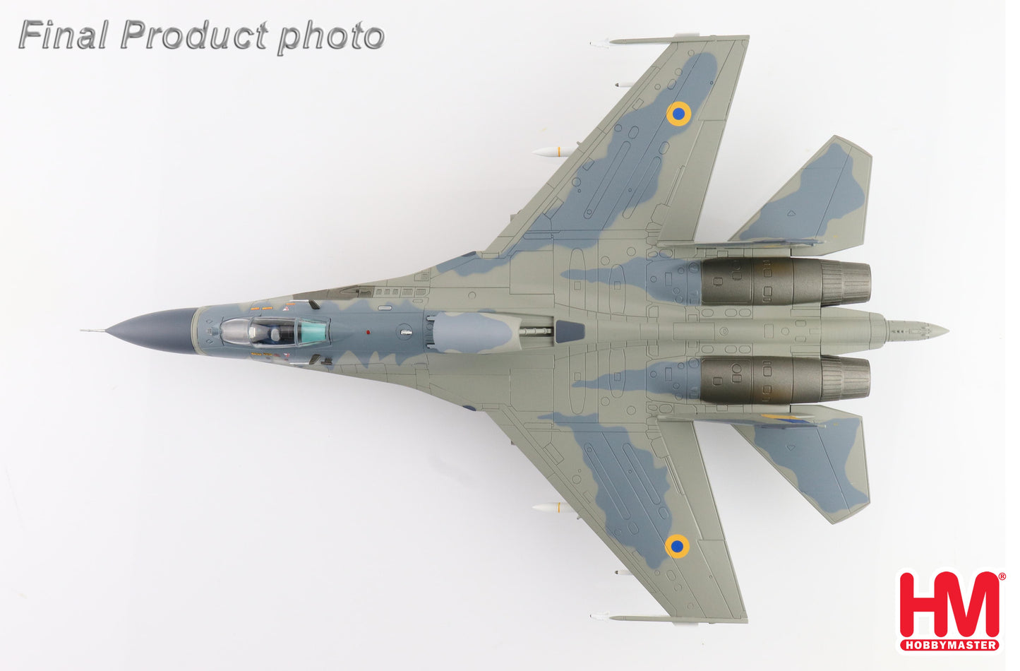 1/72 Su-27 "Compass Ghost Grey scheme" Ukrainian Air Force 2023 (with AGM-88 and IRIS-T Missiles)