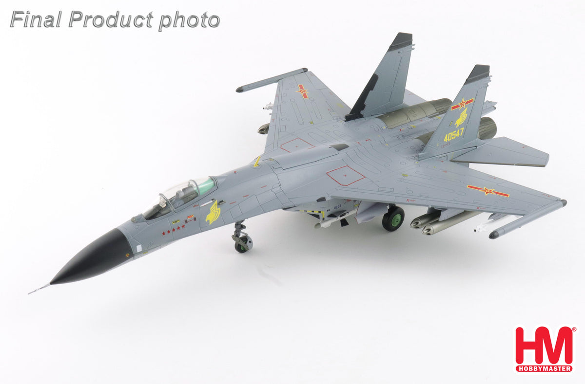 1/72 J-11A "Golden Helmet" 40547 PLAAF May 2014 (with 1/8 Golden Helmet)