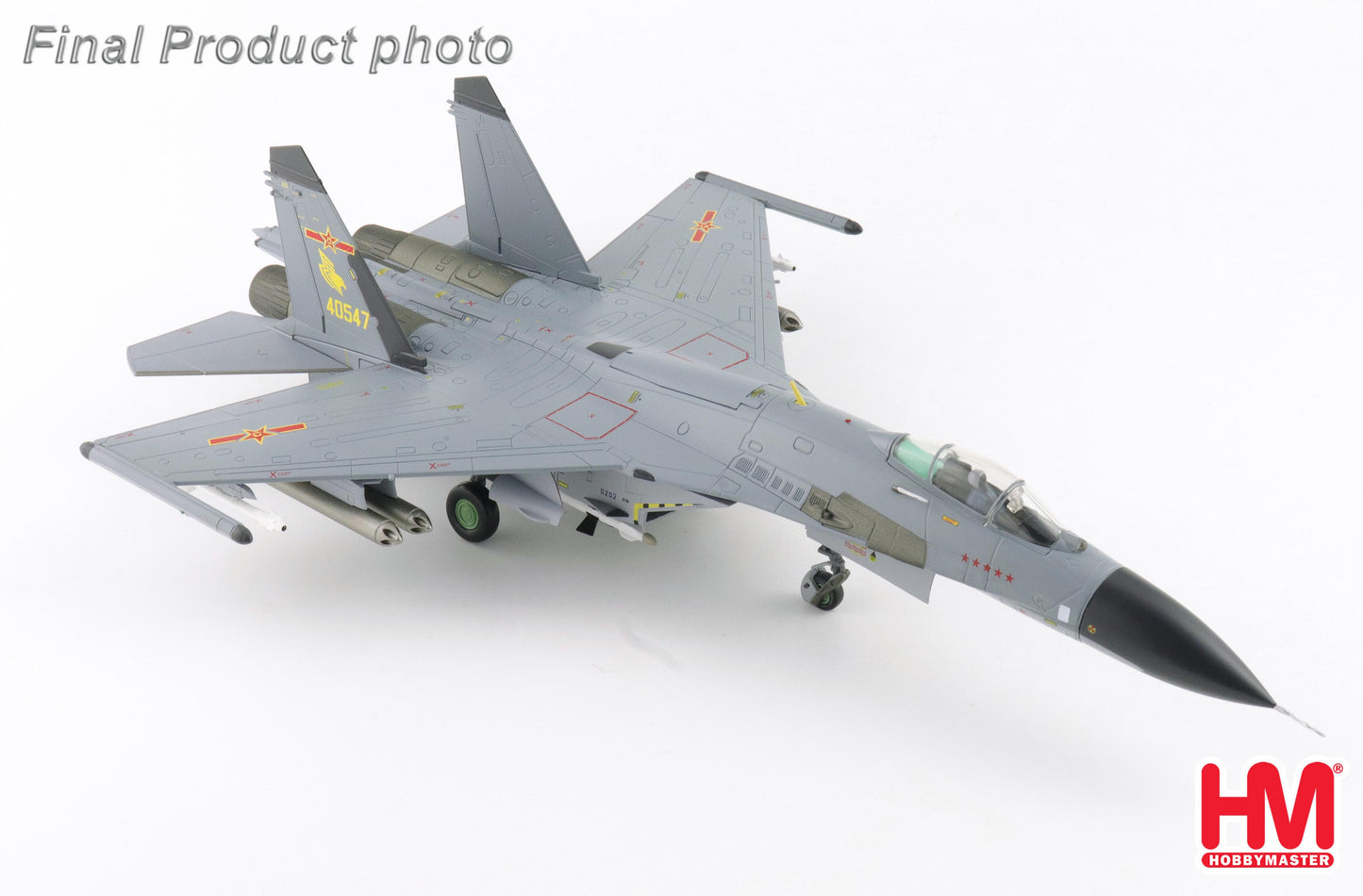 1/72 J-11A "Golden Helmet" 40547 PLAAF May 2014 (with 1/8 Golden Helmet)