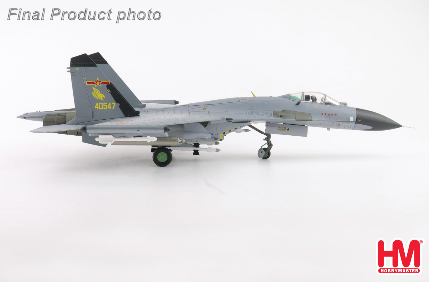 1/72 J-11A "Golden Helmet" 40547 PLAAF May 2014 (with 1/8 Golden Helmet)