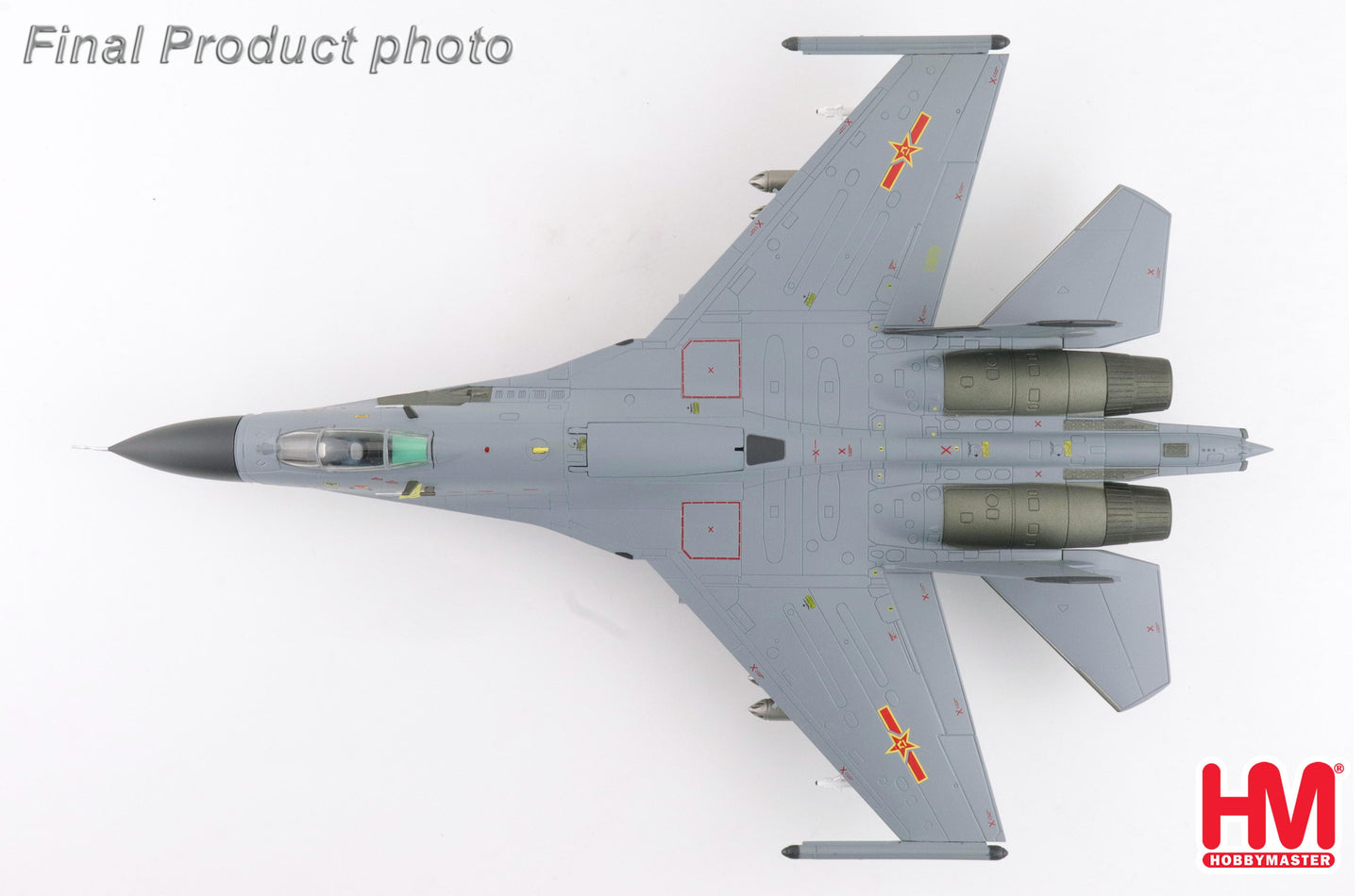 1/72 J-11A "Golden Helmet" 40547 PLAAF May 2014 (with 1/8 Golden Helmet)