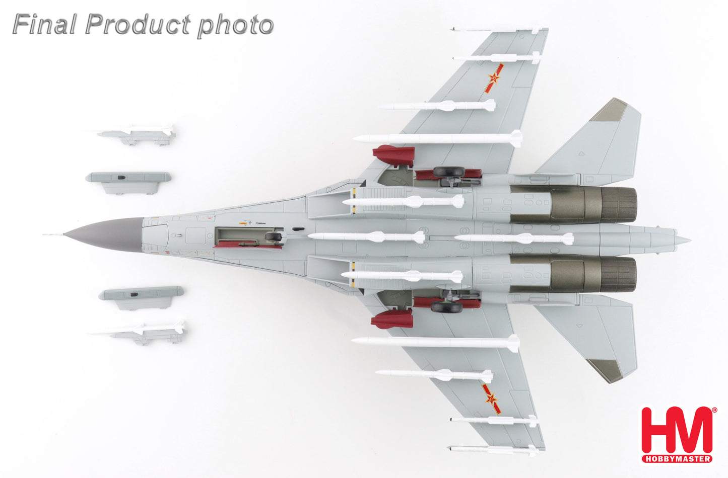 1/72 J-11BGH "Flanker B" Blue 28/81288 PLANAF (with PL-10 & PL-15 Missiles)