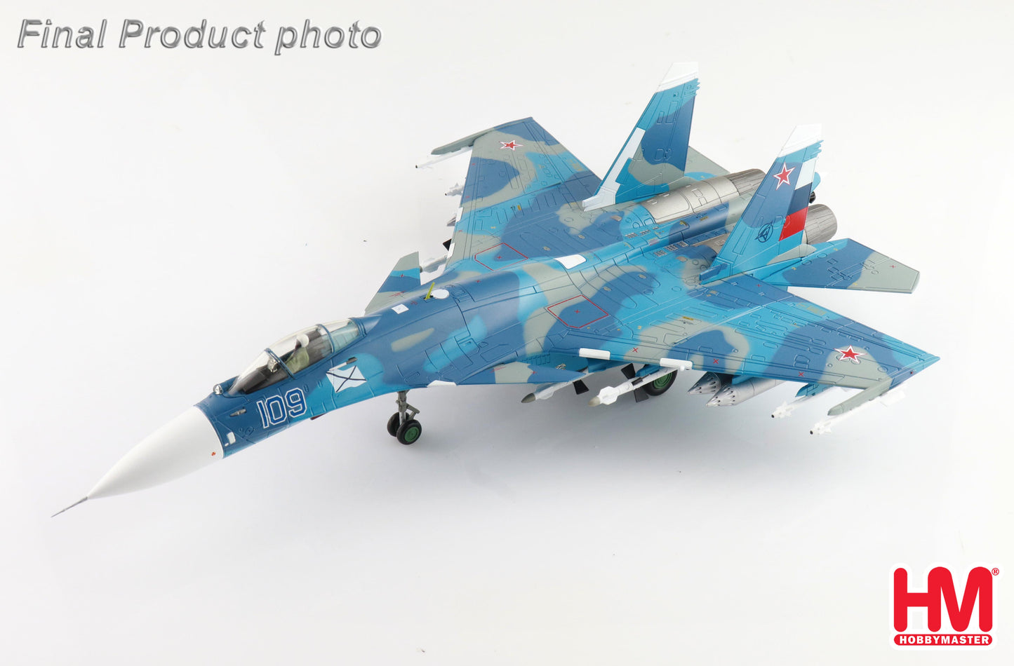 1/72 Su-27K Sea Flanker Bort 109 Aircraft Carrier "Admiral Kuznetsov" Mediterranean Sea 1996 (with KH-41 Moskit Missile)