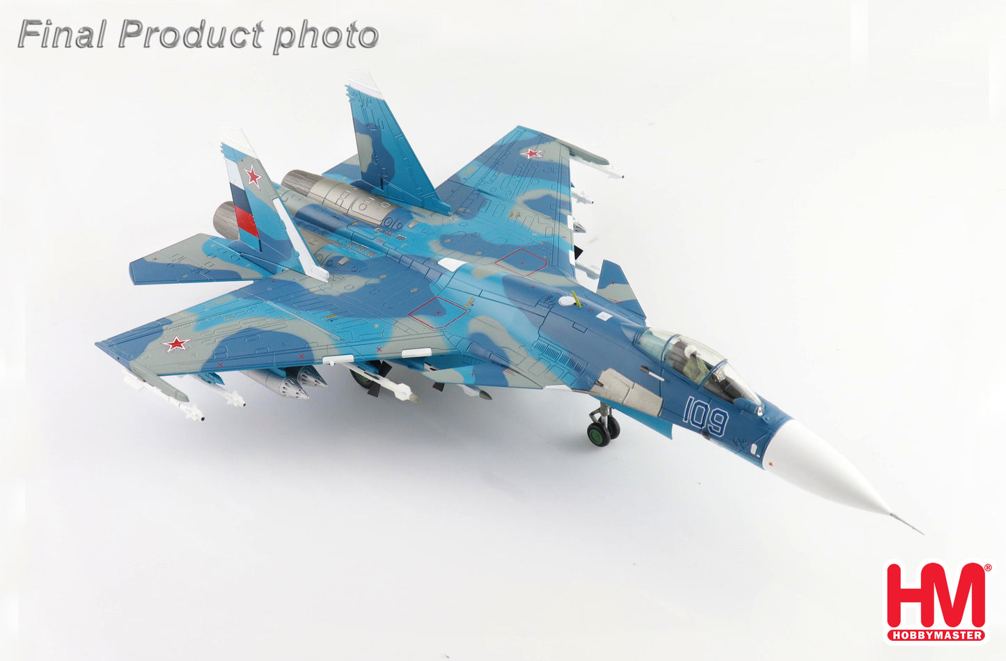 1/72 Su-27K Sea Flanker Bort 109 Aircraft Carrier "Admiral Kuznetsov" Mediterranean Sea 1996 (with KH-41 Moskit Missile)