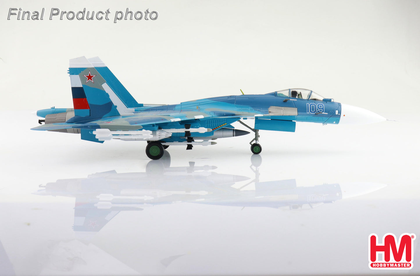 1/72 Su-27K Sea Flanker Bort 109 Aircraft Carrier "Admiral Kuznetsov" Mediterranean Sea 1996 (with KH-41 Moskit Missile)