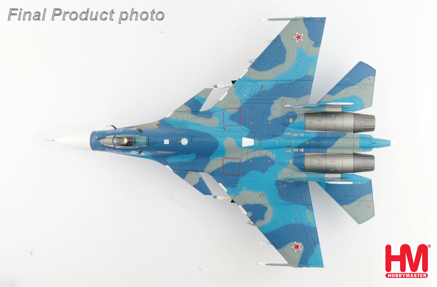 1/72 Su-27K Sea Flanker Bort 109 Aircraft Carrier "Admiral Kuznetsov" Mediterranean Sea 1996 (with KH-41 Moskit Missile)