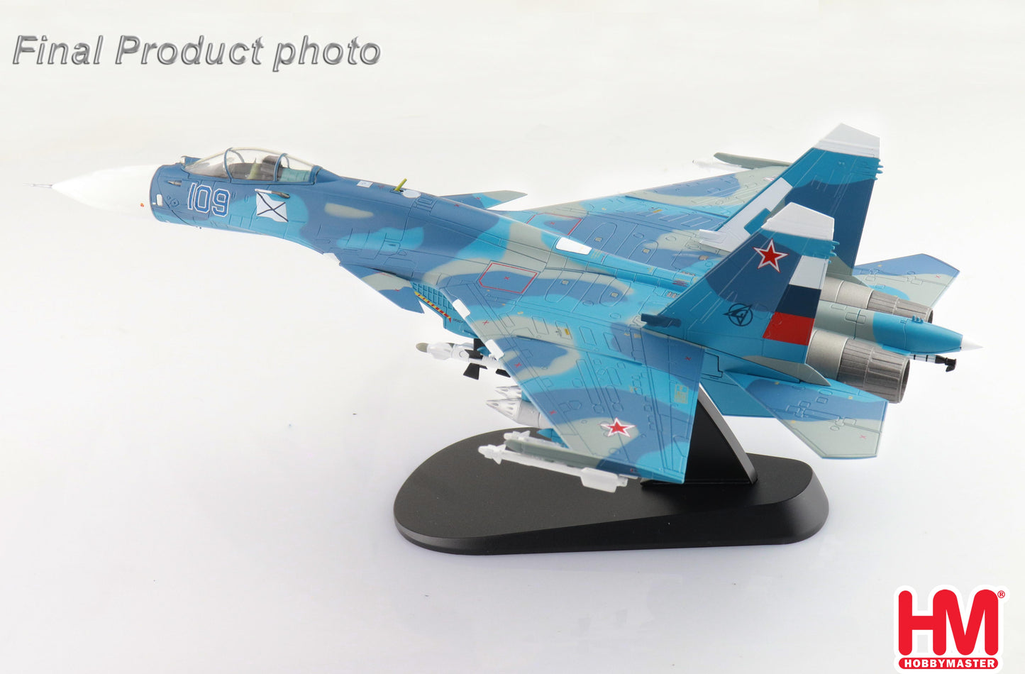 1/72 Su-27K Sea Flanker Bort 109 Aircraft Carrier "Admiral Kuznetsov" Mediterranean Sea 1996 (with KH-41 Moskit Missile)