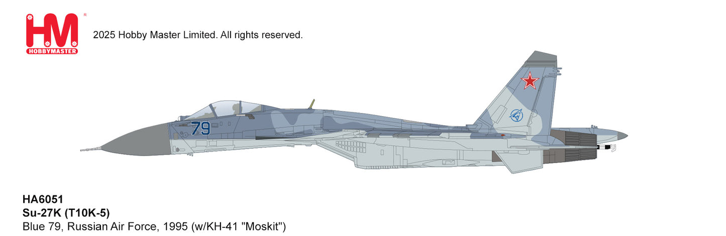 1/72 Su-27K (T10K-5) Blue 79 Russian Air Force 1995 (with KH-41 "Moskit")
