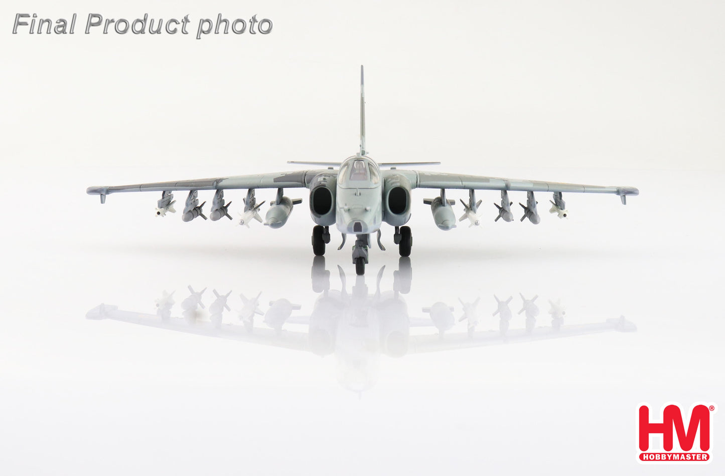 1/72 Su-25M1 "Lt. Col. Zhybrov "(Low Visibility Scheme) Blue 19 299th Tactical Aviation Brigade Ukraine AF Feb 2022 (with 2 x KH-25ML 4 x S-24B)