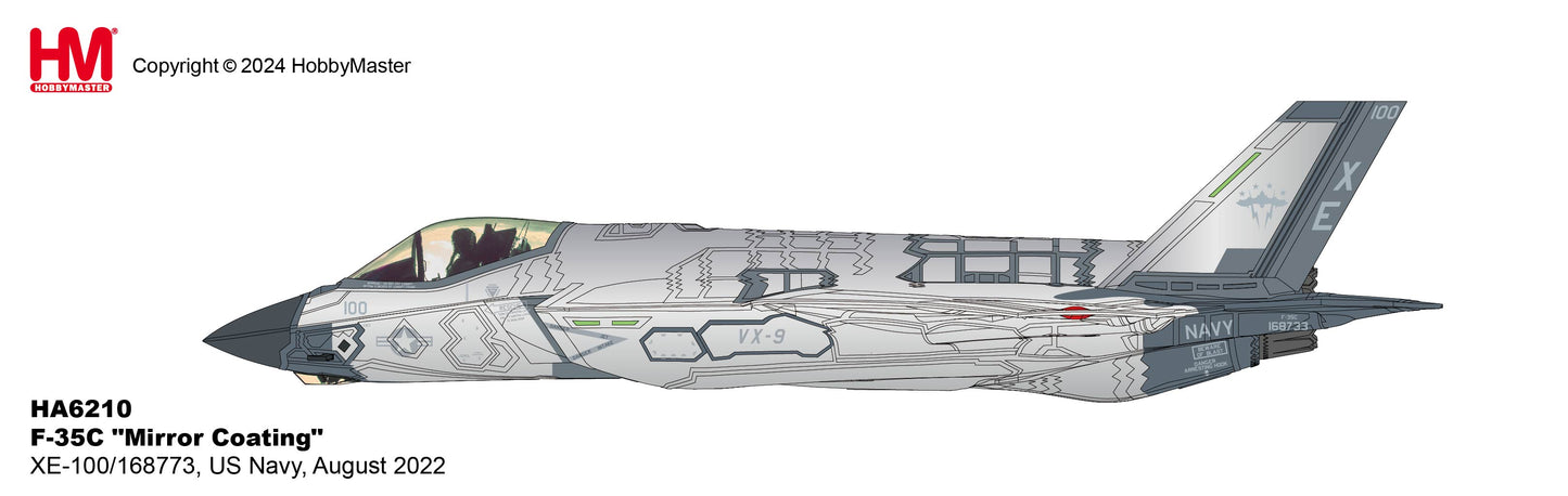 1/72 F-35C "Mirror Coating" XE-100/168733 US Navy August 2022