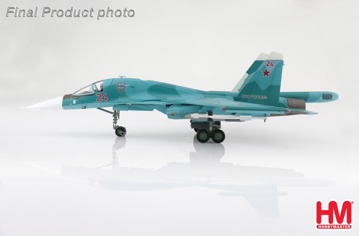 1/72 Su-34 Fullback Fighter Bomber Red 24 Russian Air Force Ukraine March 2022