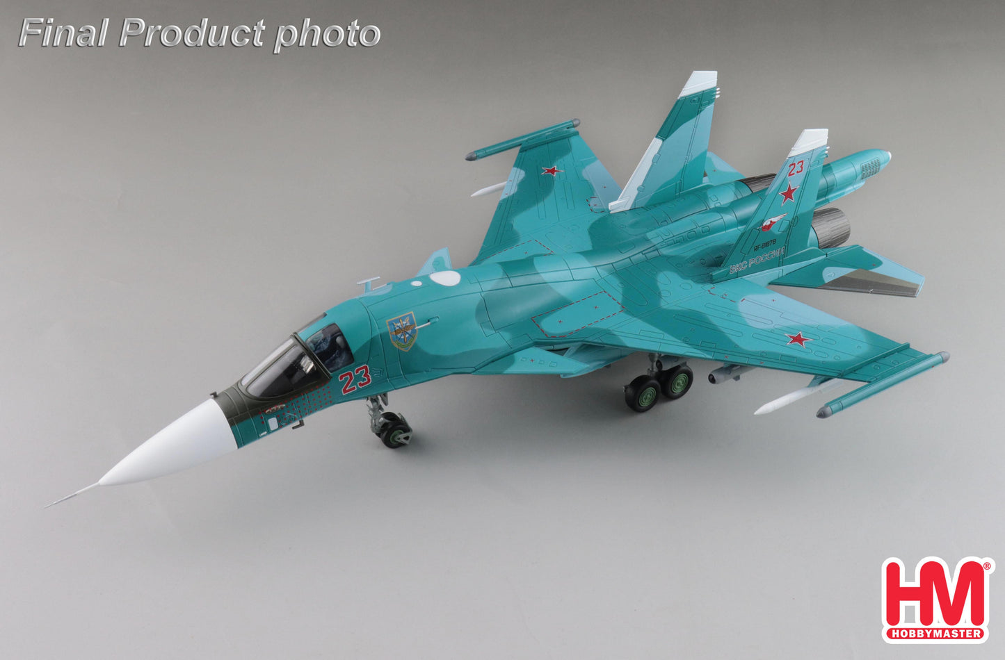 1/72 Su-34 Fullback Fighter Bomber Red 23 Russian Air Force Ukraine March 2023