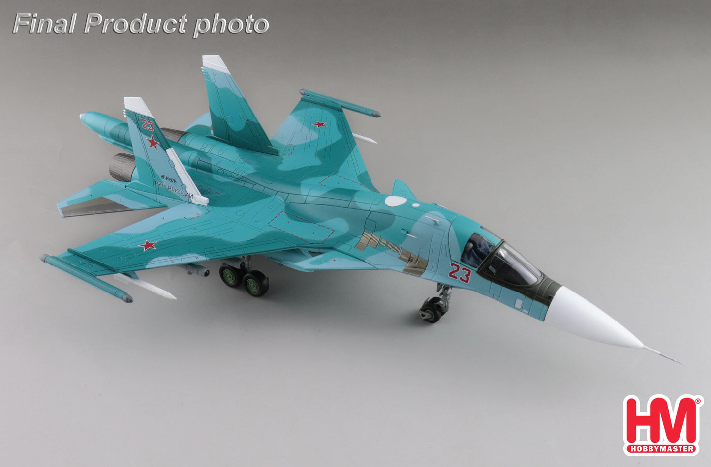 1/72 Su-34 Fullback Fighter Bomber Red 23 Russian Air Force Ukraine March 2023