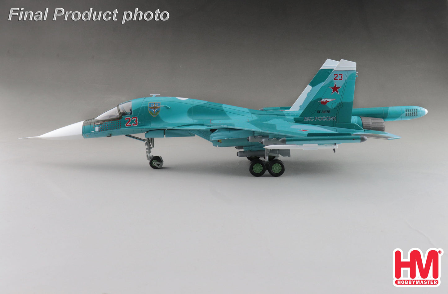 1/72 Su-34 Fullback Fighter Bomber Red 23 Russian Air Force Ukraine March 2023