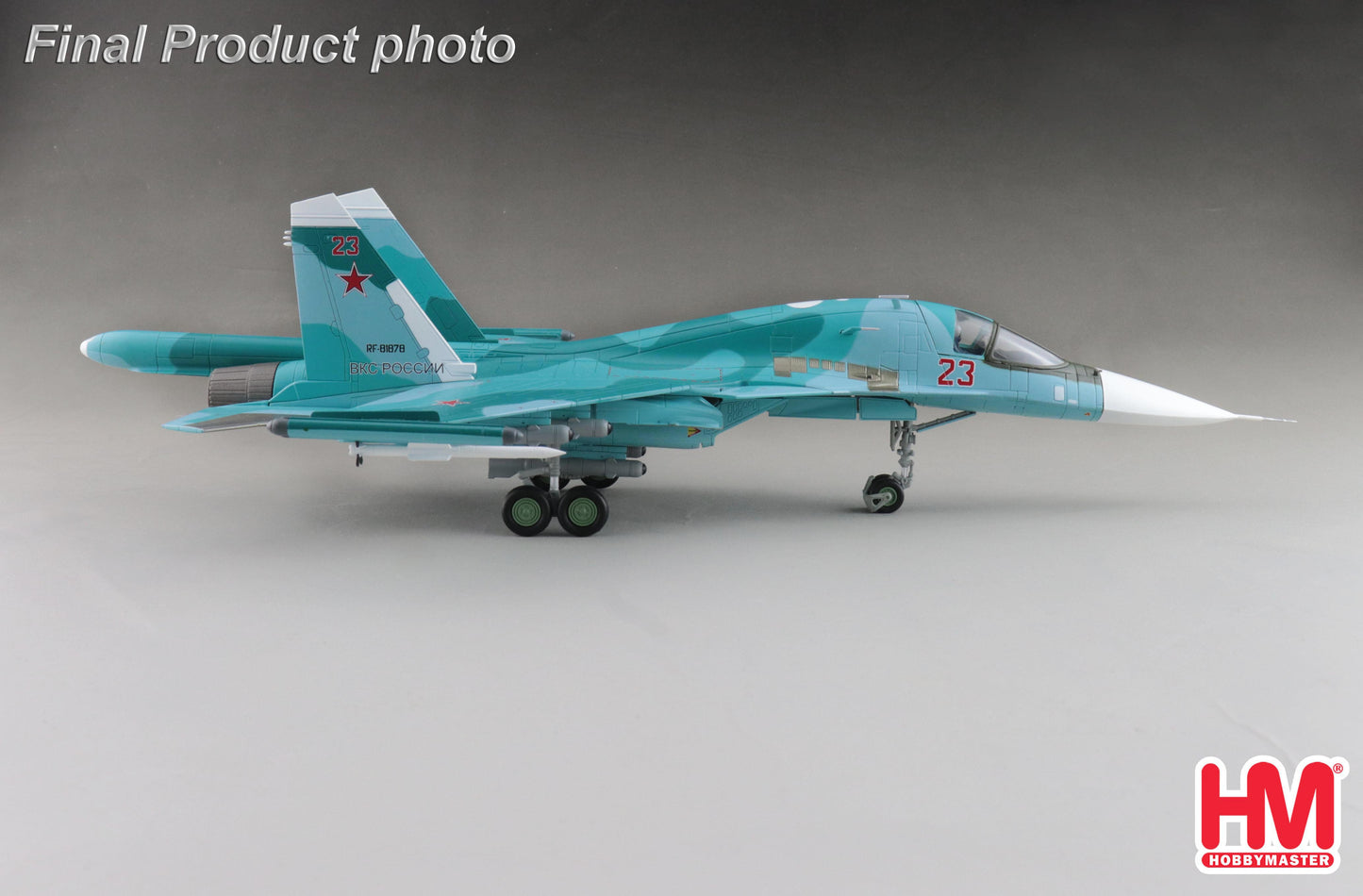 1/72 Su-34 Fullback Fighter Bomber Red 23 Russian Air Force Ukraine March 2023