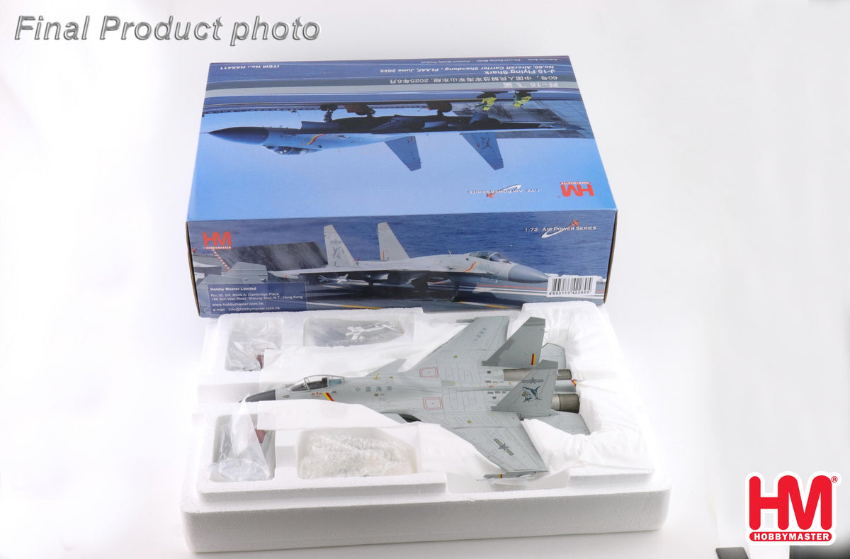 1/72 J-15 Flying Shark No.60 Aircraft Carrier Shandong PLAAF June 2025 (with 2 x KD-88 & 2 x YJ-83)
