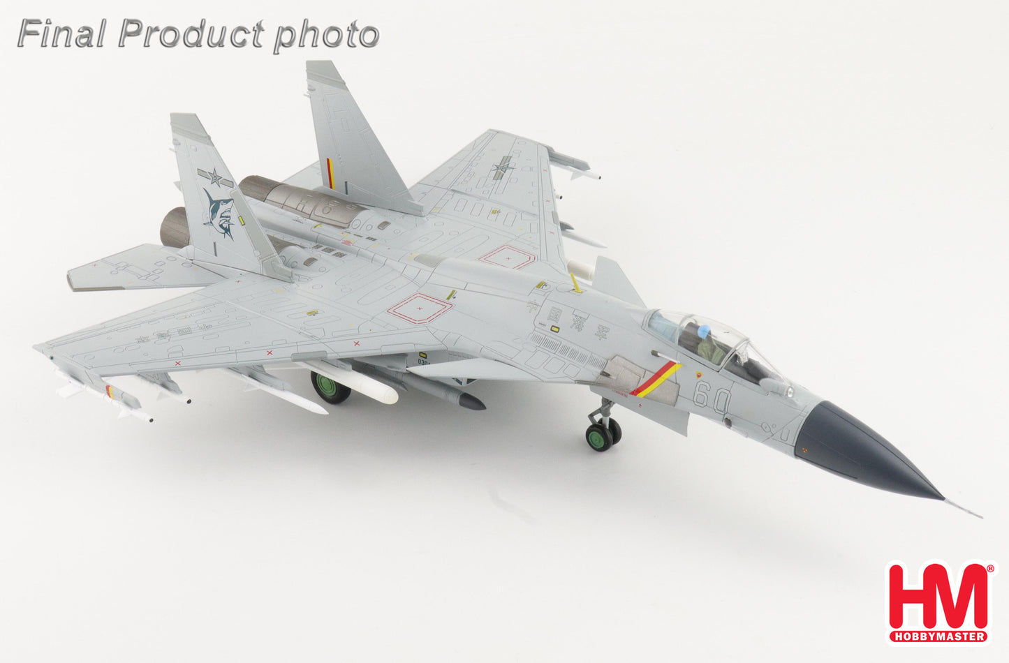 1/72 J-15 Flying Shark No.60 Aircraft Carrier Shandong PLAAF June 2025 (with 2 x KD-88 & 2 x YJ-83)