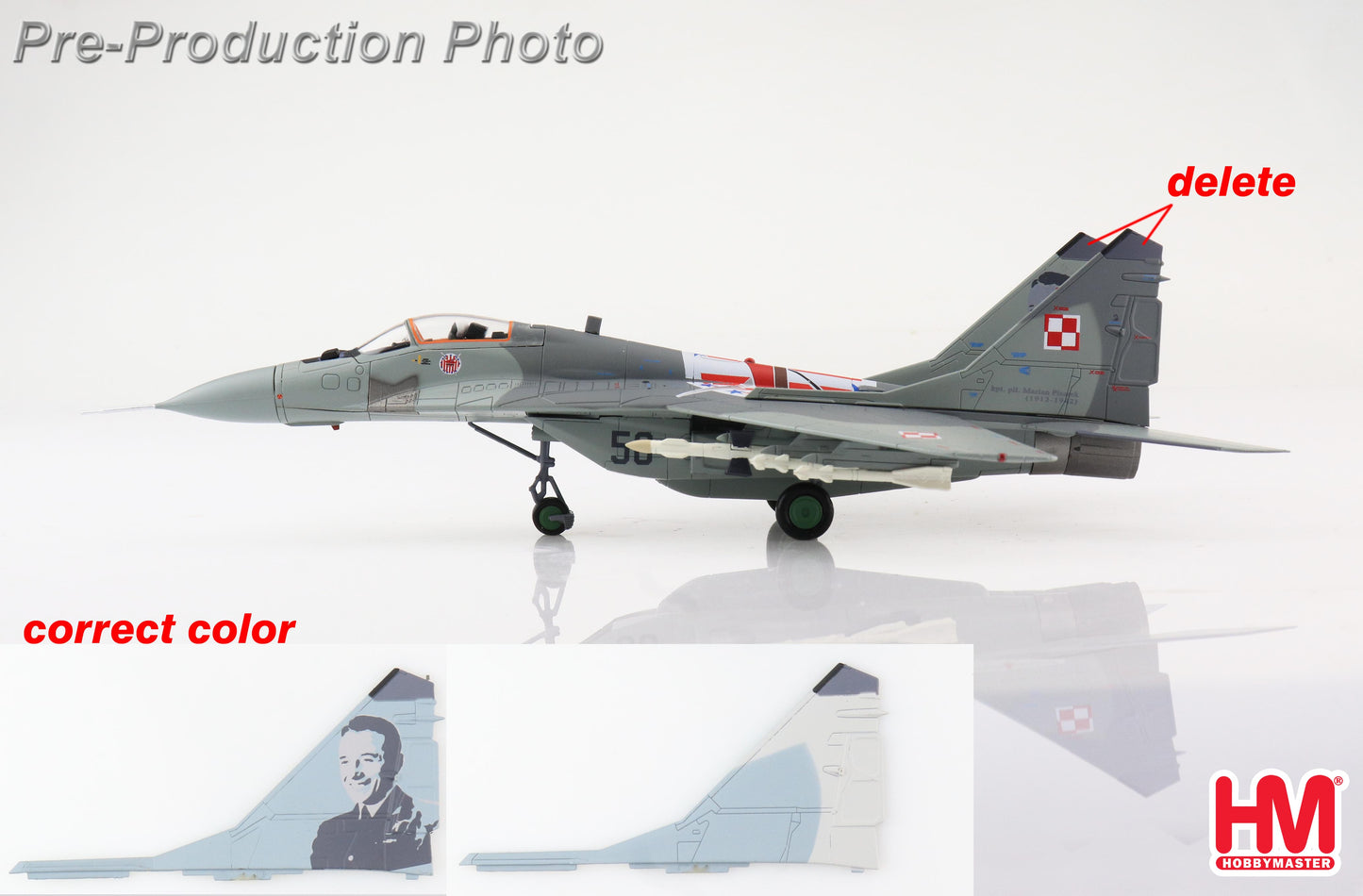 1/72 MiG-29A "Wing Cdr. Marian Pisarek" No. 56 1 ELT Polish Air Force Minsk Mazowiecki AB 2016