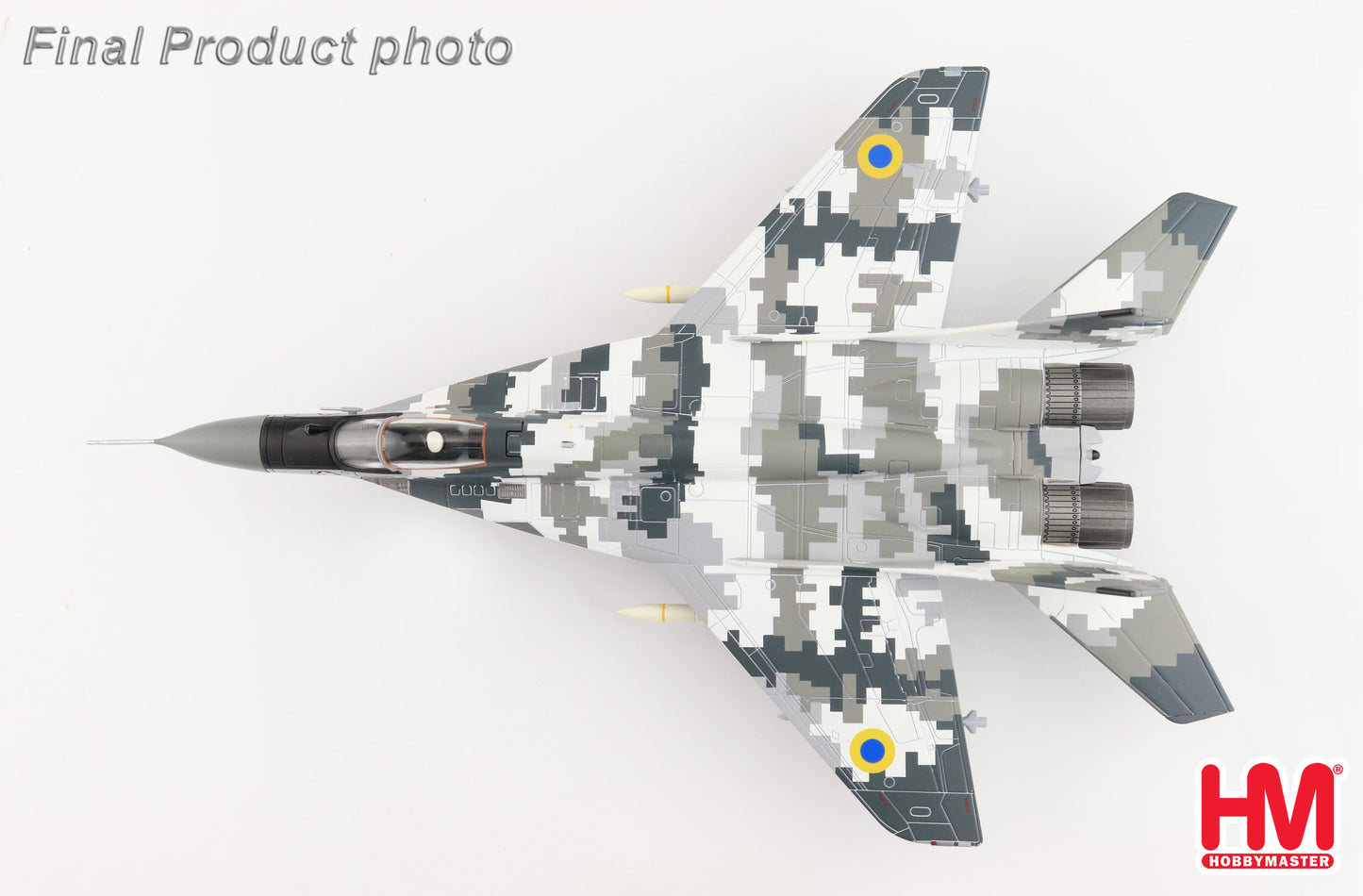 1/72 MiG-29 9-13 "Ghost of Kyiv" bort 19 Ukrainian Air Force (with Extra 2 X AGM-88 Missles)